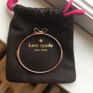 Copper bow bracelet Kate spade